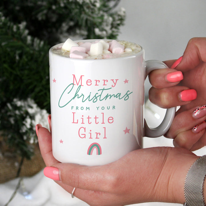 Buy Personalised From Your Little Girl Mug available now at www.giftsfinder.co.uk