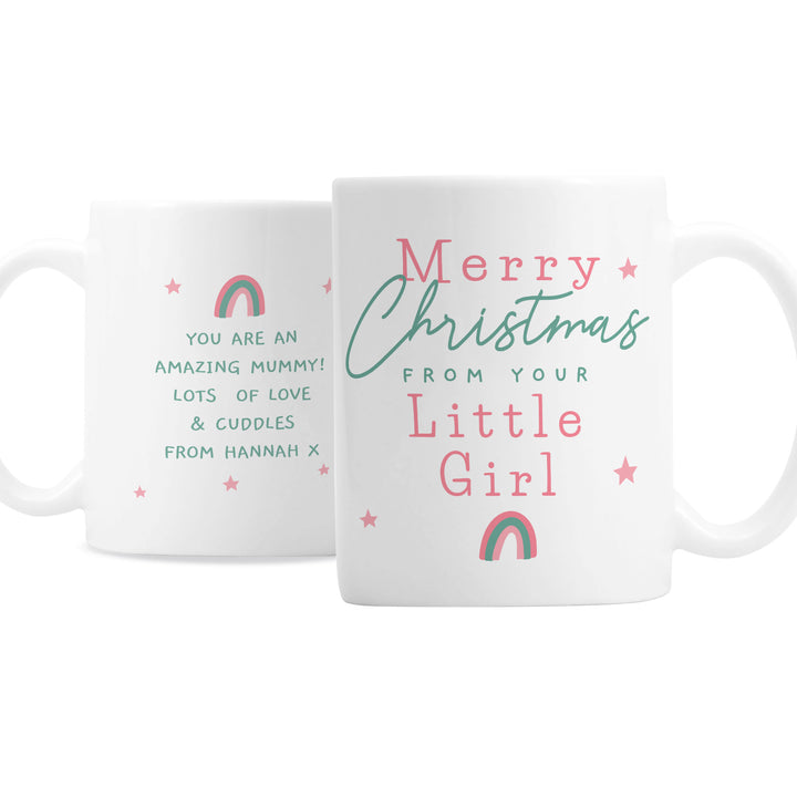 Buy Personalised From Your Little Girl Mug available now at www.giftsfinder.co.uk