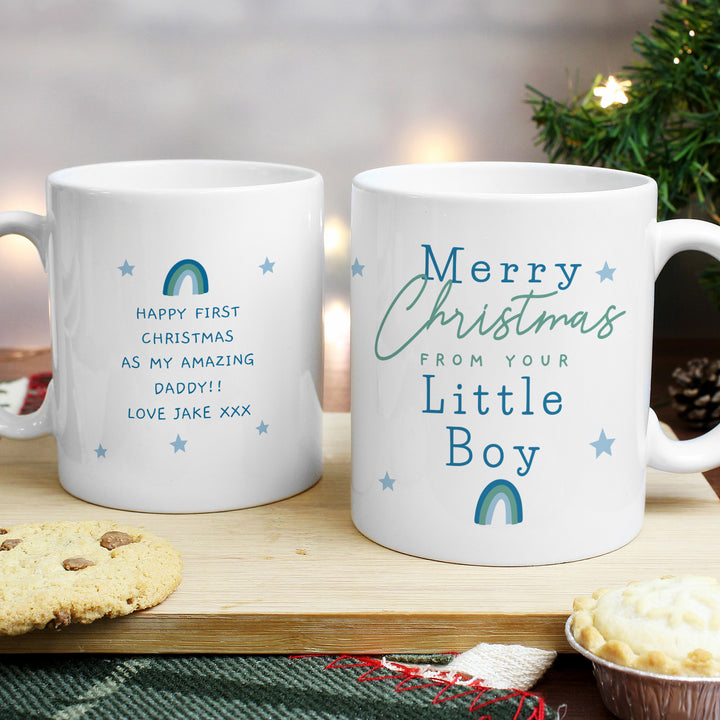 Buy Personalised From Your Little Boy Mug available now at www.giftsfinder.co.uk