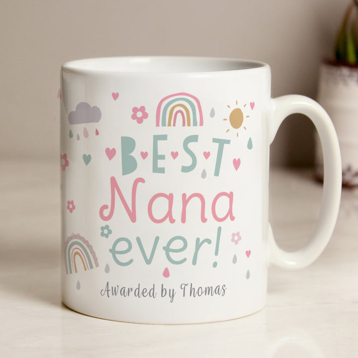 Buy Personalised Best Ever Rainbows & Sunshine Mug available now at www.giftsfinder.co.uk