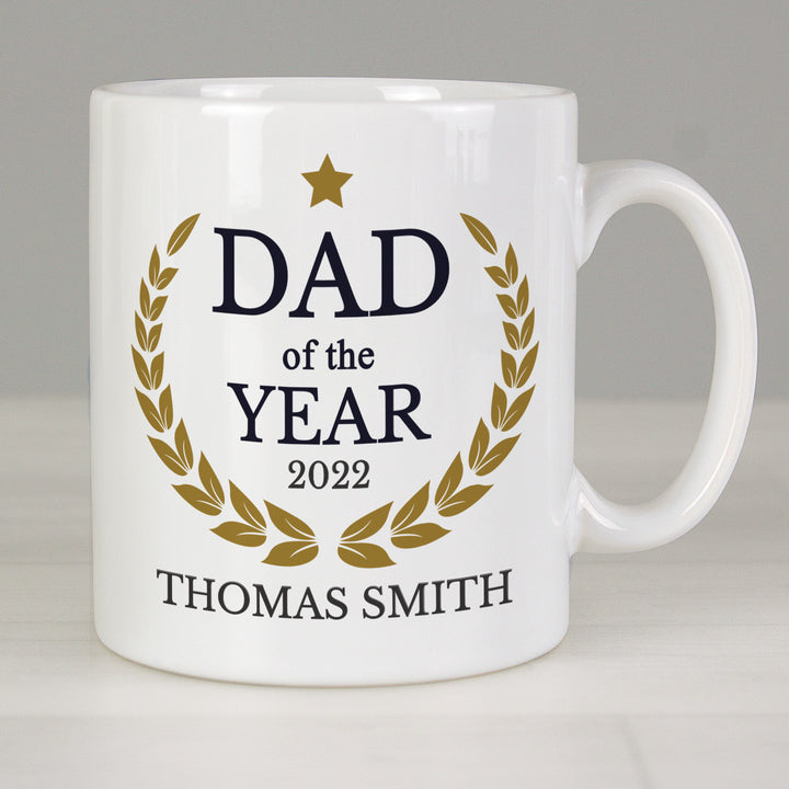 Personalised Dad Of The Year Mug - part of the Gifts Finder Personalised Mugs collection