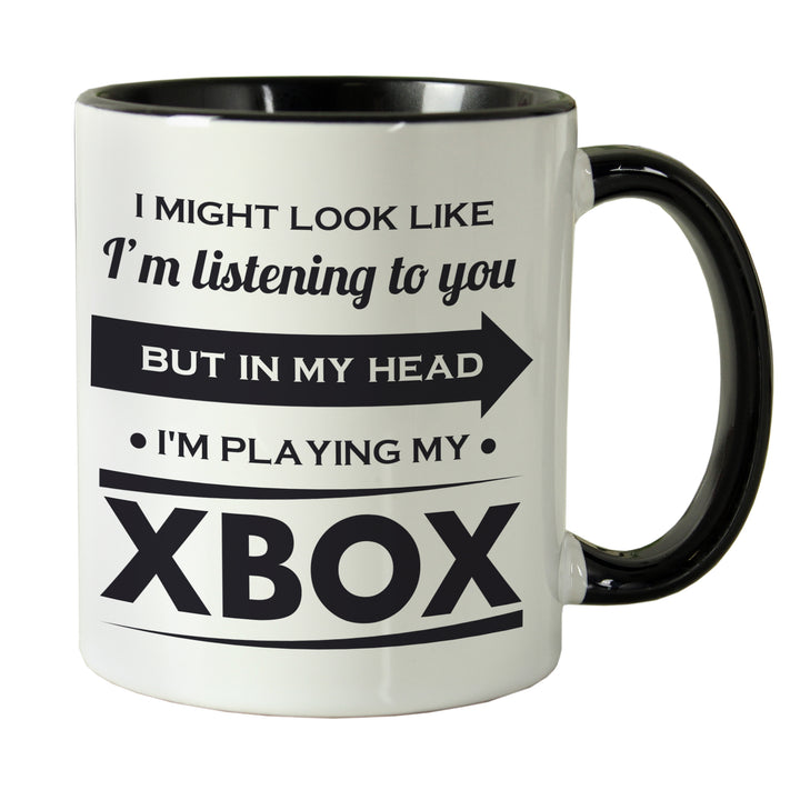 Buy Personalised Look Like I'm Listening Mug available now at www.giftsfinder.co.uk