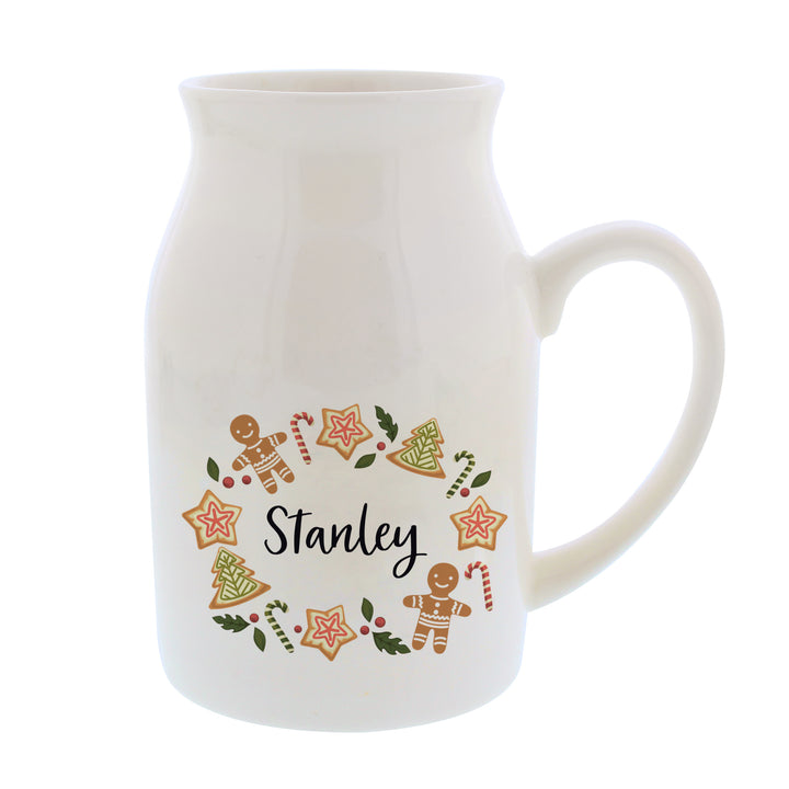 Buy Personalised Christmas Milk Jug available now at www.giftsfinder.co.uk