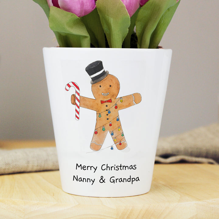 Personalised Childrens Drawing Photo Upload Plant Pot - part of the Gifts Finder Personalised Plant Pots collection