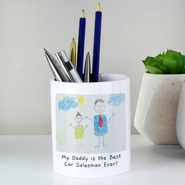 Buy Personalised Childrens Drawing Photo Storage Pot available now at www.giftsfinder.co.uk