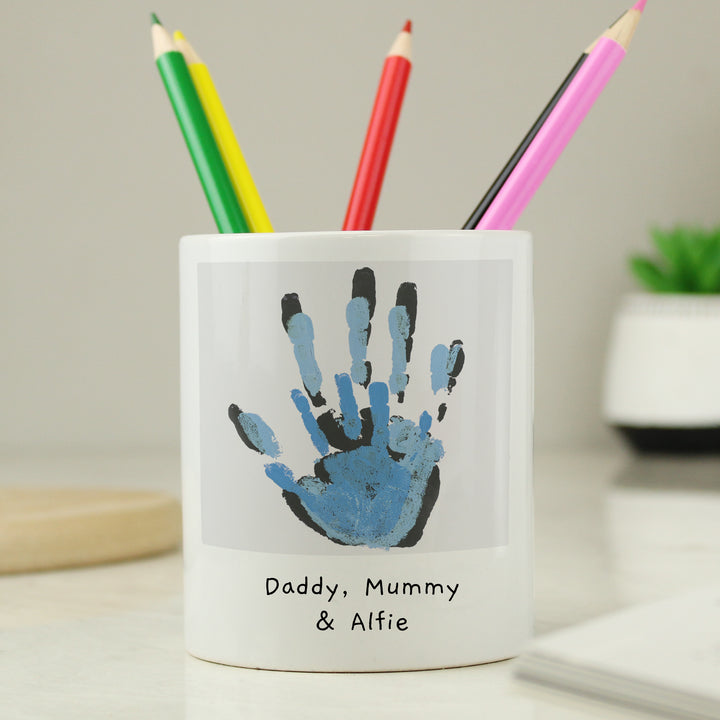 Buy Personalised Childrens Drawing Photo Storage Pot available now at www.giftsfinder.co.uk