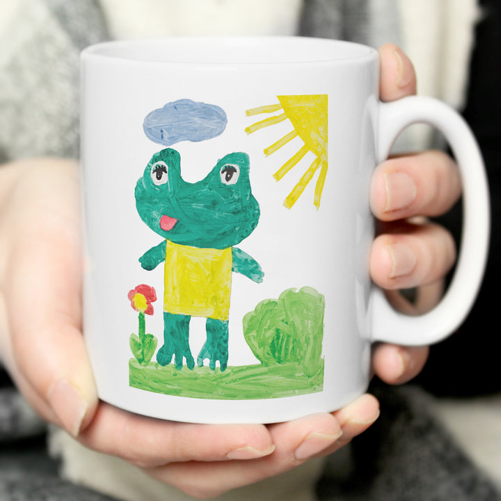 Personalised Childrens Drawing Photo Upload Mug - Perfect For Father's Day - part of the Gifts Finder Personalised Mugs collection