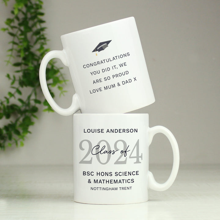 Buy Personalised Class of Graduation Mug available now at www.giftsfinder.co.uk