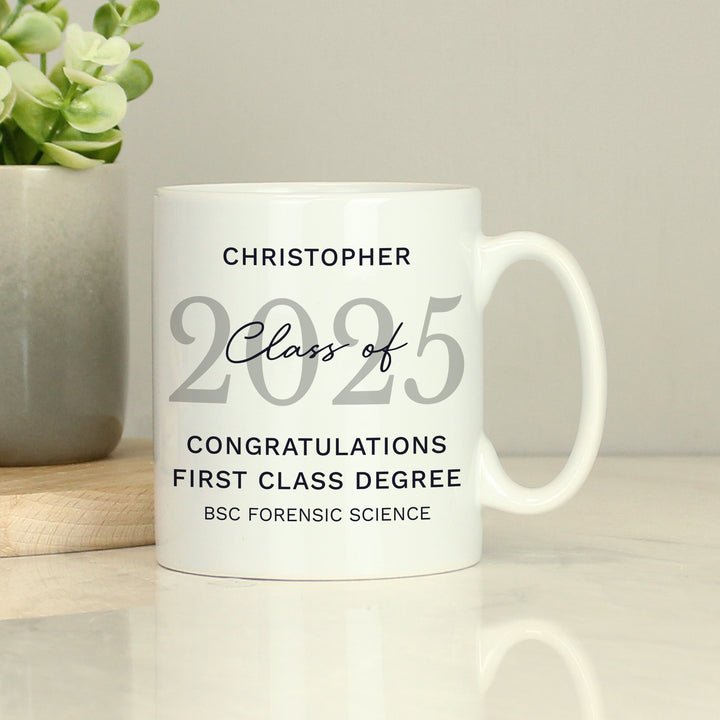 Buy Personalised Class of Graduation Mug available now at www.giftsfinder.co.uk