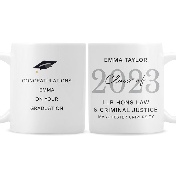 Personalised Class of Graduation Mug