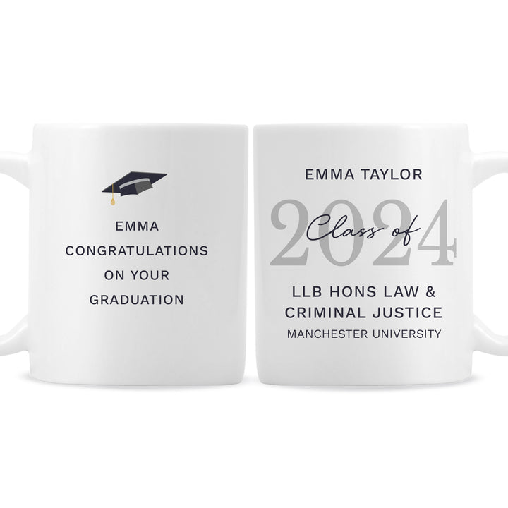 Personalised Class of Graduation Mug