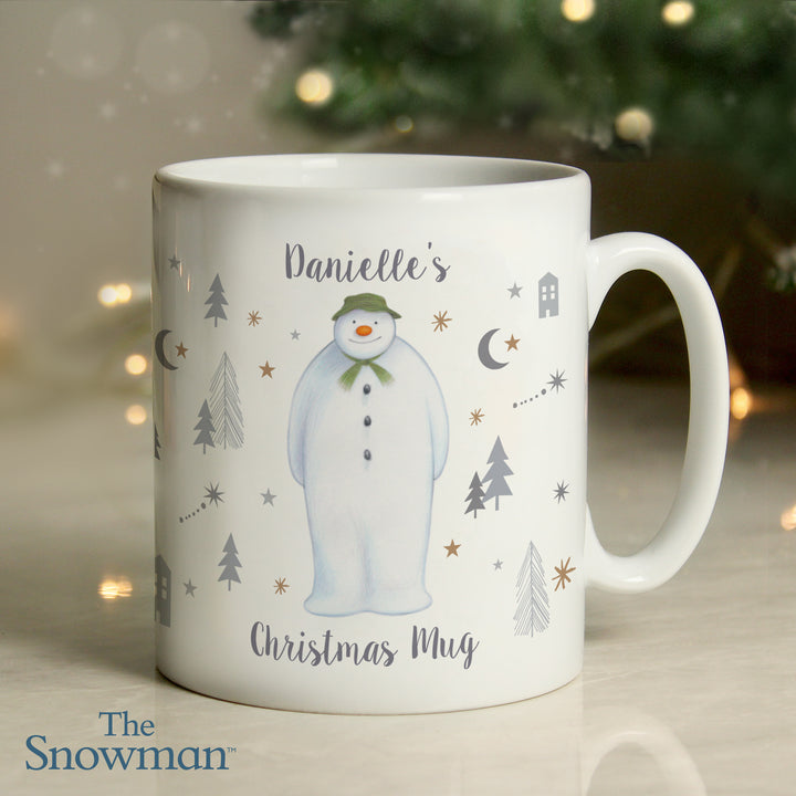 Personalised The Snowman Magical Adventure Mug in gift category Personalised Mugs