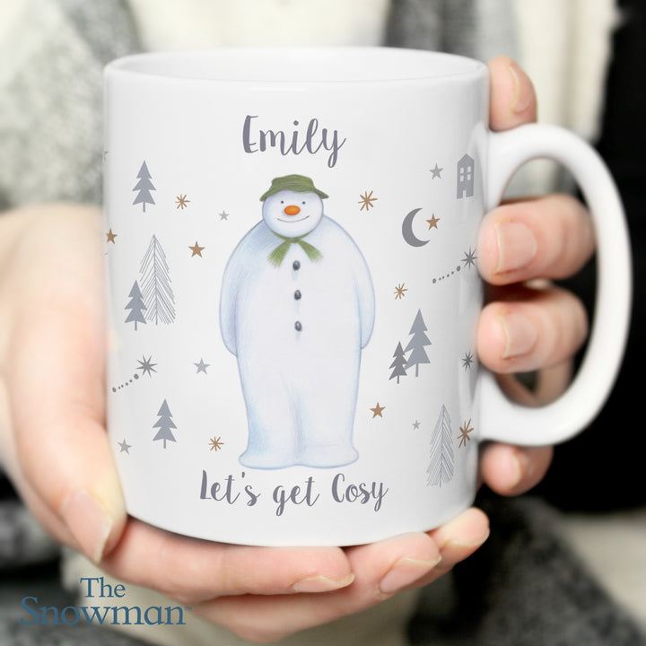 Personalised The Snowman Magical Adventure Mug in gift category Personalised Mugs