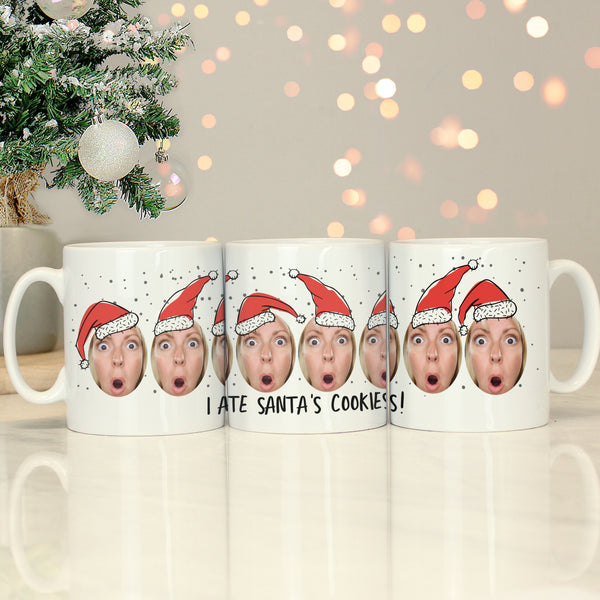 Buy Personalised Photo Upload Santa Mug at www.giftsfinder.co.uk