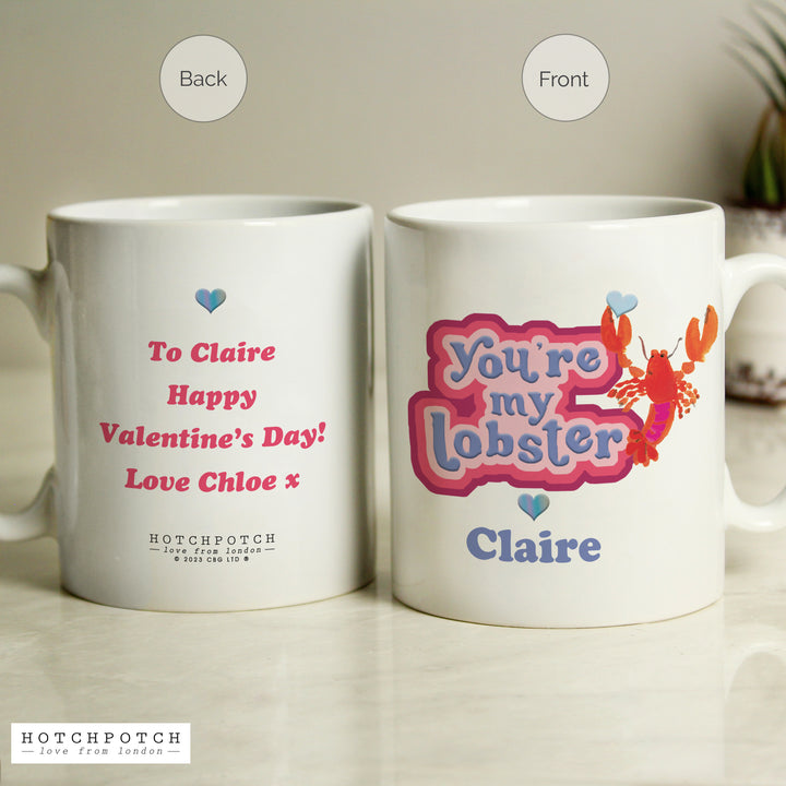 Personalised Youre My Lobster Mug in gift category Mugs