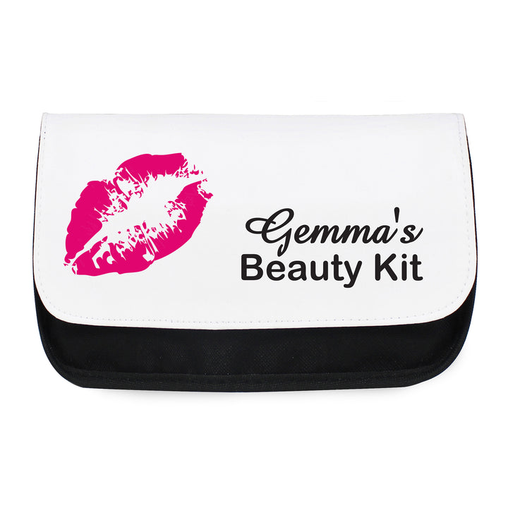 Buy Personalised Lips Make Up Bag available now at www.giftsfinder.co.uk