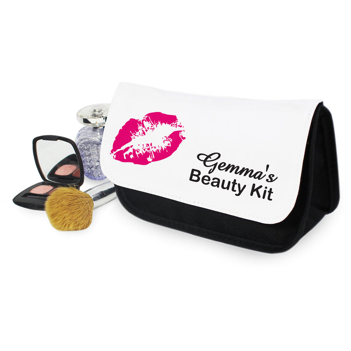 Buy Personalised Lips Make Up Bag available now at www.giftsfinder.co.uk