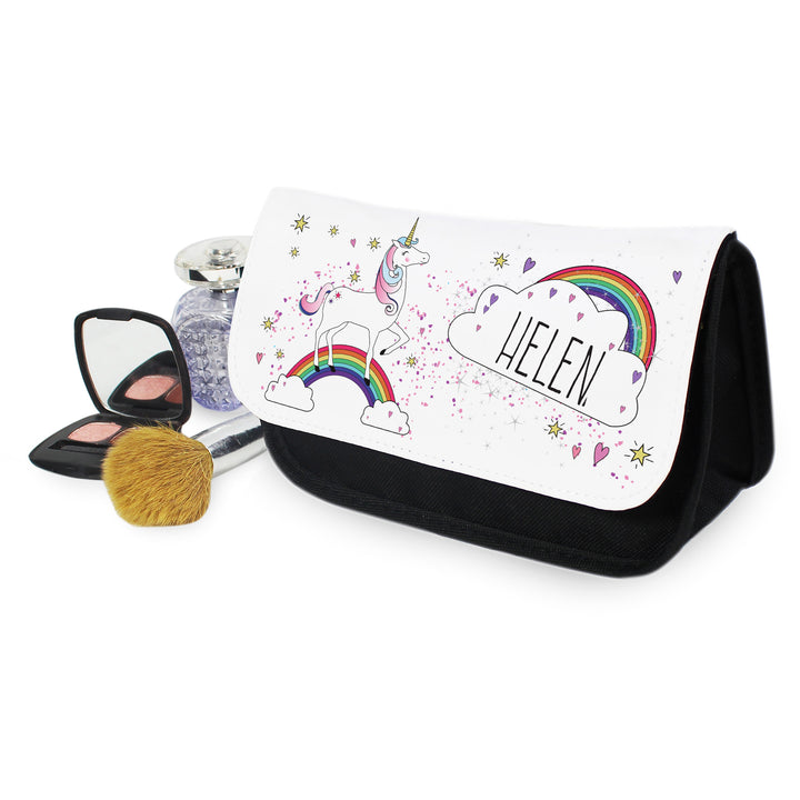 Buy Personalised Unicorn Make Up Bag at www.giftsfinder.co.uk