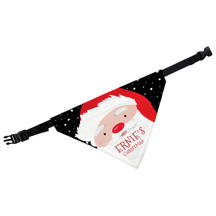 Personalised Santa Dog Bandana - part of the Gifts Finder Personalised Dog Bandana collection