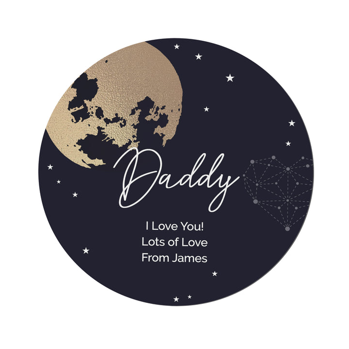 Personalised Sun Moon & Stars Mouse Mat in gift category Personalised Mouse Mats