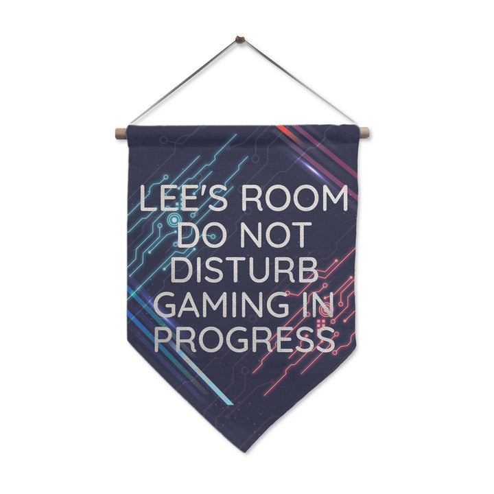 Personalised Free Text Gaming Hanging Banner - part of the Gifts Finder Personalised Banners collection