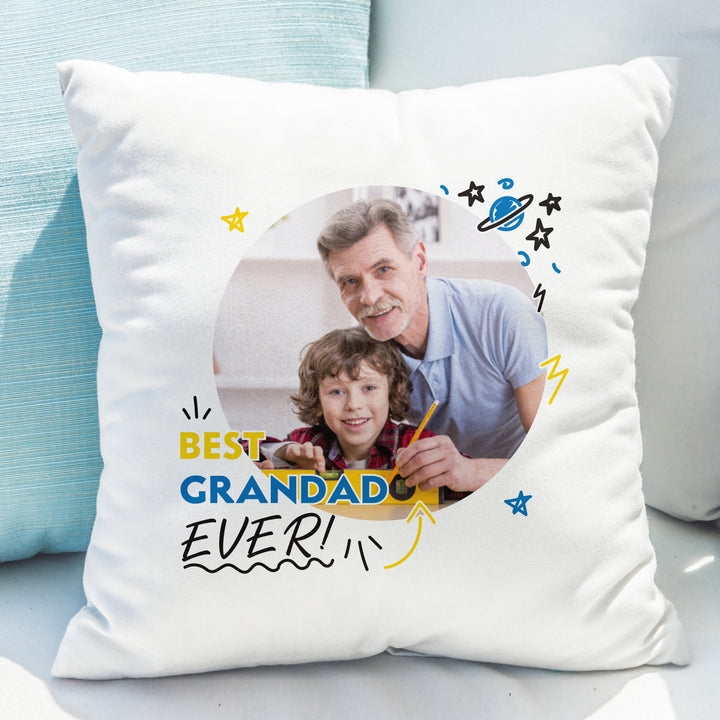 Buy Personalised Best Ever Photo Upload Cushion available now at www.giftsfinder.co.uk