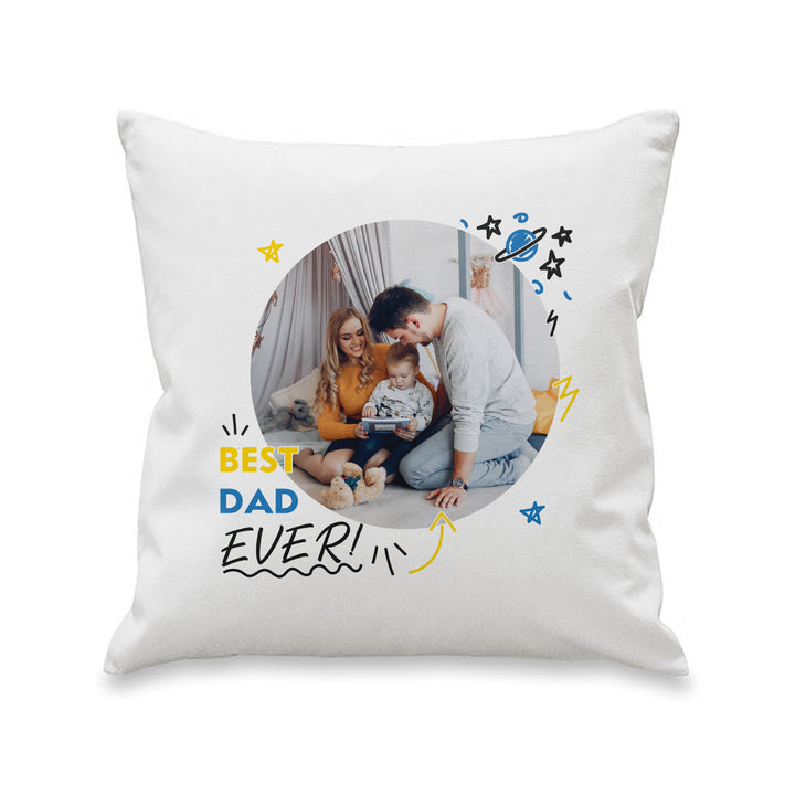 Buy Personalised Best Ever Photo Upload Cushion available now at www.giftsfinder.co.uk