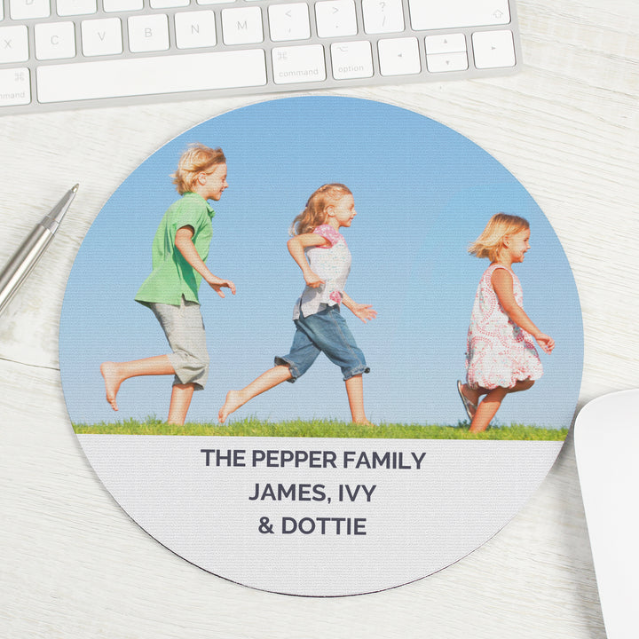 Buy Personalised Childrens Drawing Photo Upload Mouse Mat available now at www.giftsfinder.co.uk