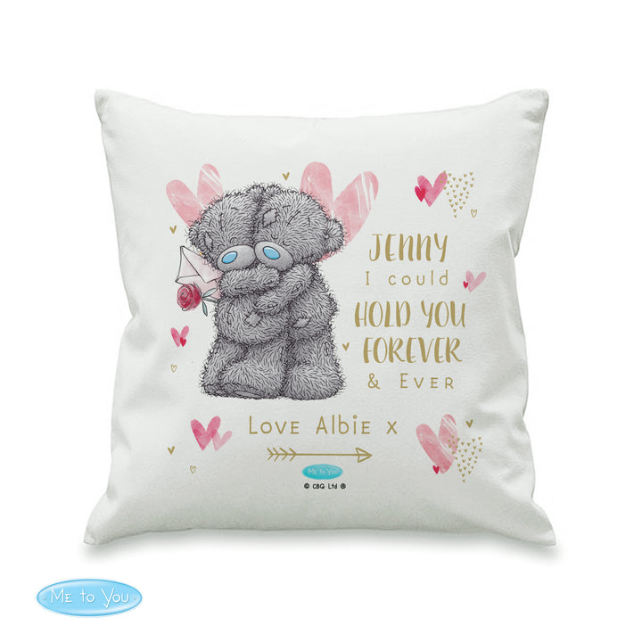 Buy Personalised Me To You Hold You Forever Cushion available now at www.giftsfinder.co.uk