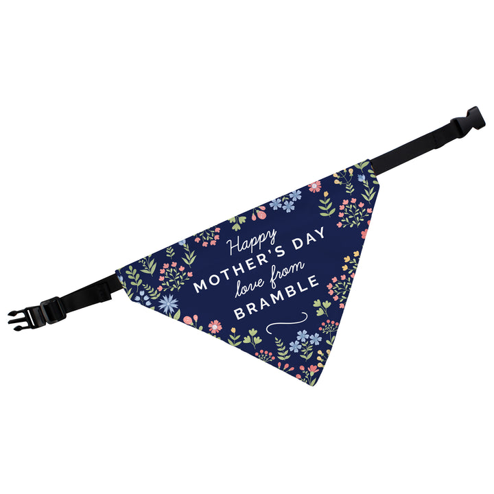 Buy Personalised Mothers Day Dog Bandana available now at www.giftsfinder.co.uk