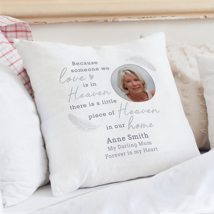 Buy Personalised Memorial Photo Upload Cushion available now at www.giftsfinder.co.uk