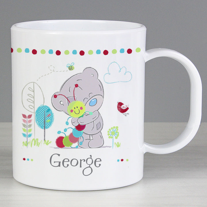 Buy Personalised Tiny Tatty Teddy Cuddle Bug Plastic Mug at www.giftsfinder.co.uk