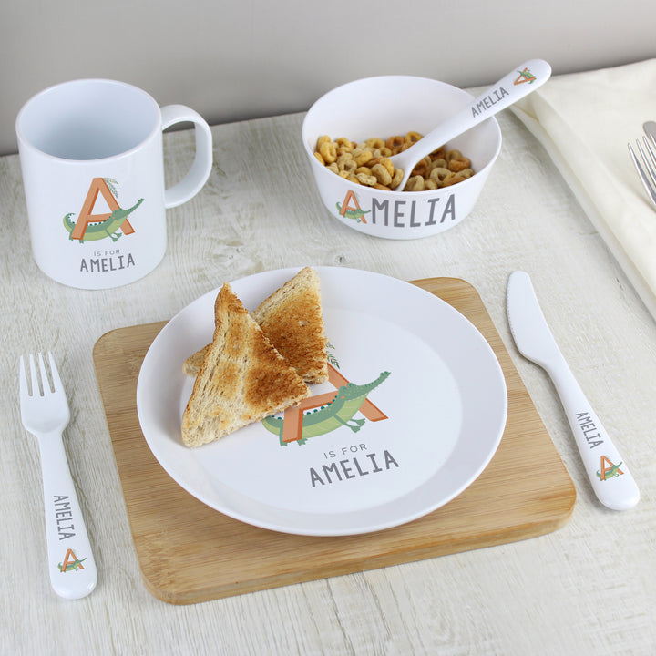 Buy Personalised Animal Alphabet Plastic Mug available now at www.giftsfinder.co.uk