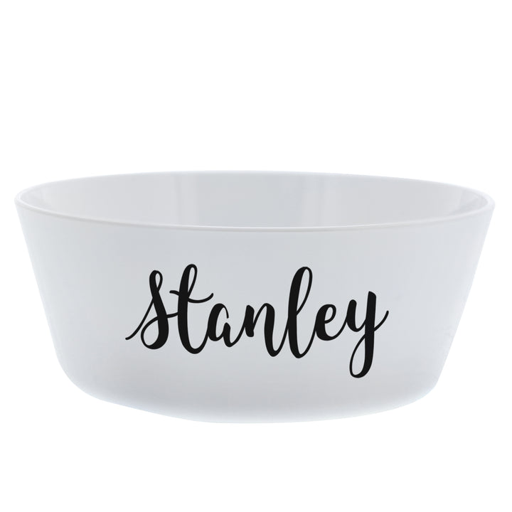 Personalised Name Plastic Cat Bowl - part of the Gifts Finder Personalised Pet Bowls collection