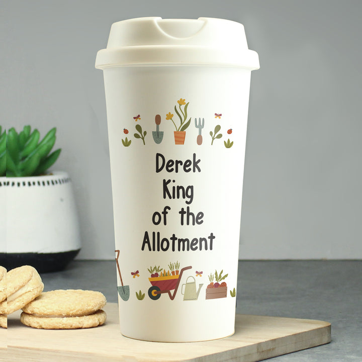 Buy Personalised Gardening Travel Mug available now at www.giftsfinder.co.uk