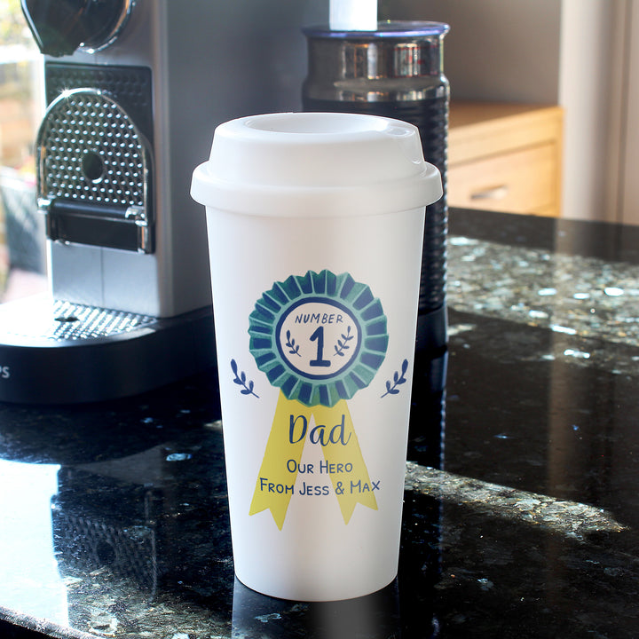 Buy Personalised Number 1 Travel Mug at www.giftsfinder.co.uk