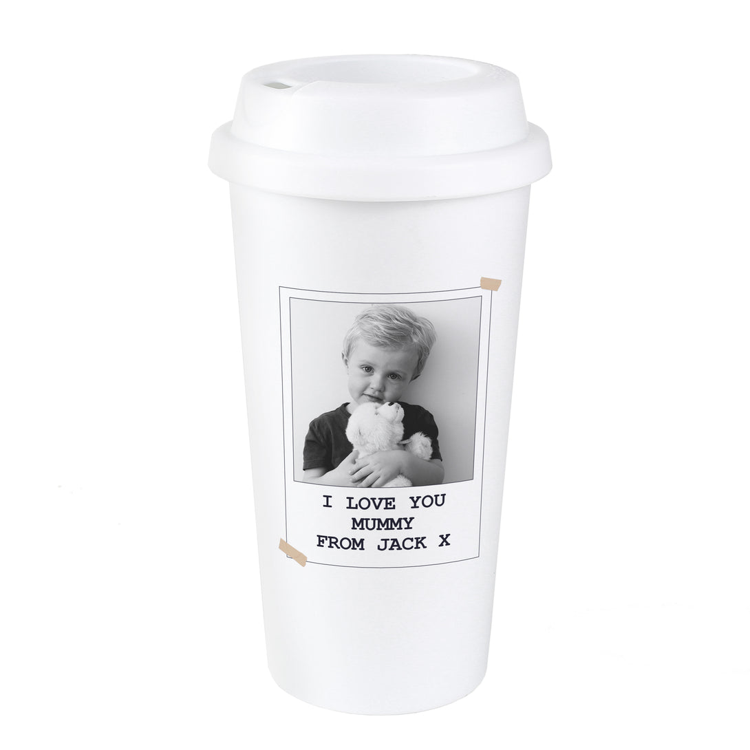 Personalised Photo Upload Travel Mug - part of the Gifts Finder Mugs collection