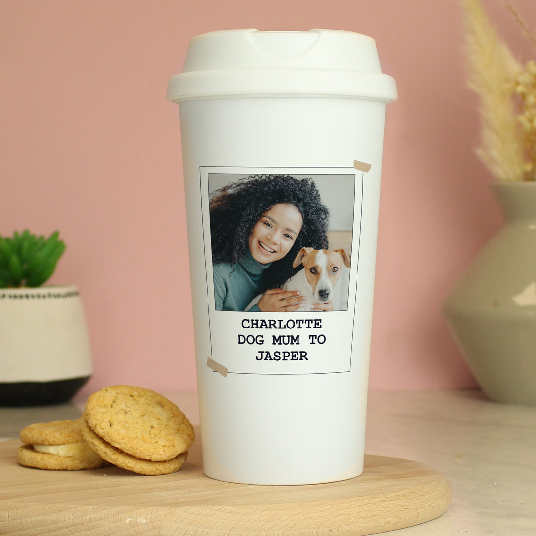 Personalised Photo Upload Travel Mug - part of the Gifts Finder Mugs collection