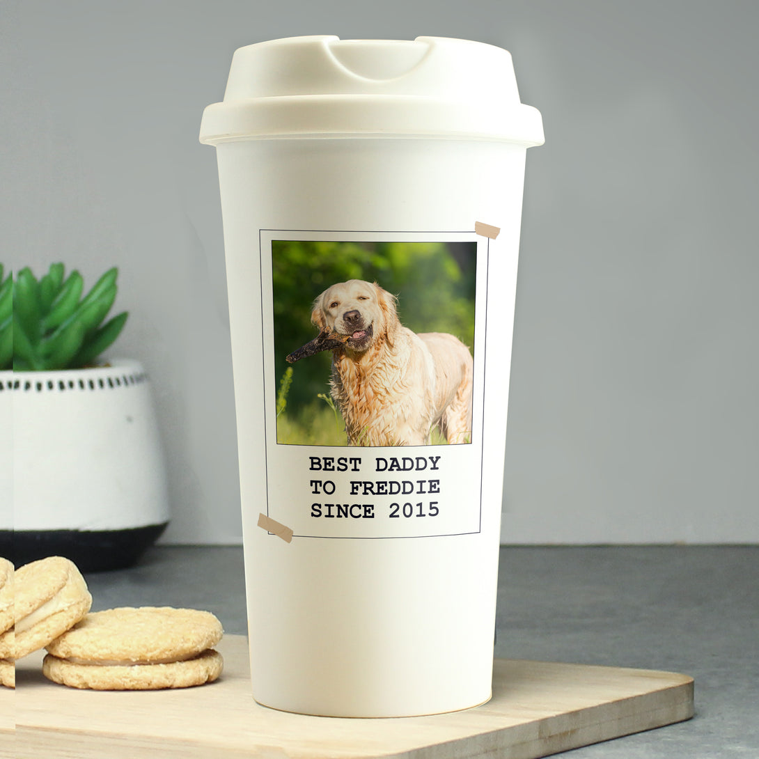 Personalised Photo Upload Travel Mug - part of the Gifts Finder Mugs collection