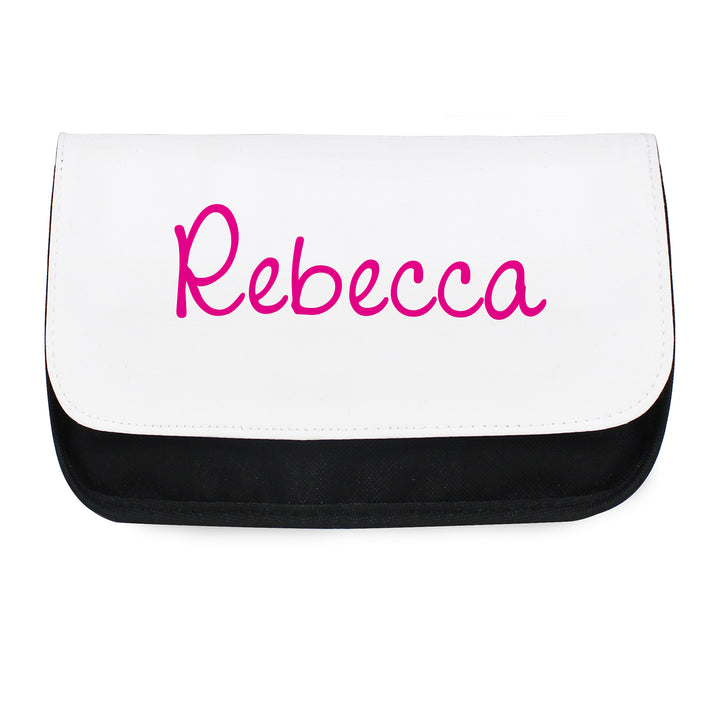 Buy Personalised Pink Name Island Make Up Bag at www.giftsfinder.co.uk