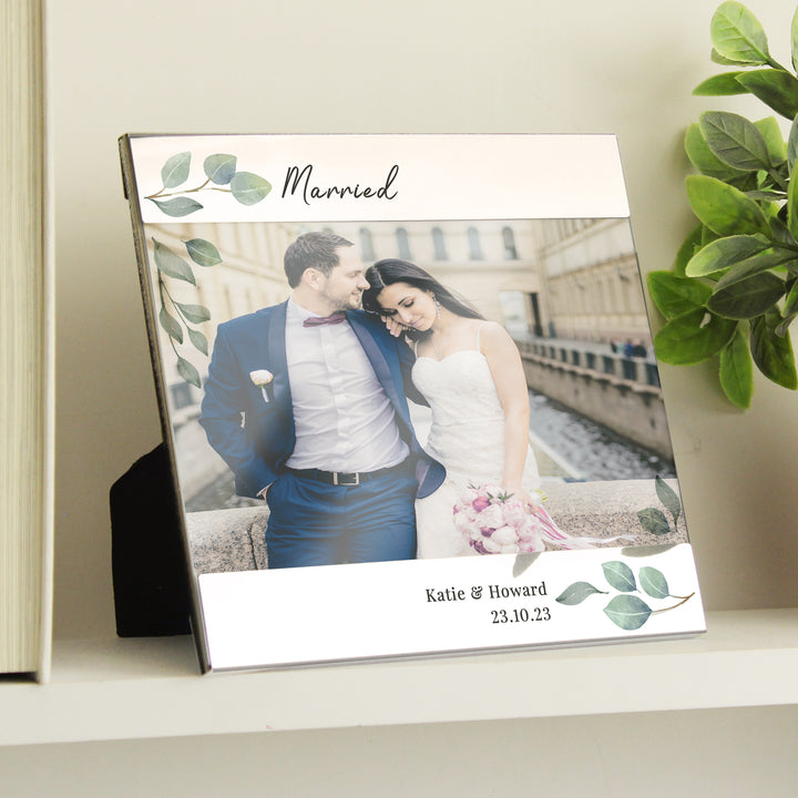 Buy Personalised Botanical 6x4 Photo Frame available now at www.giftsfinder.co.uk