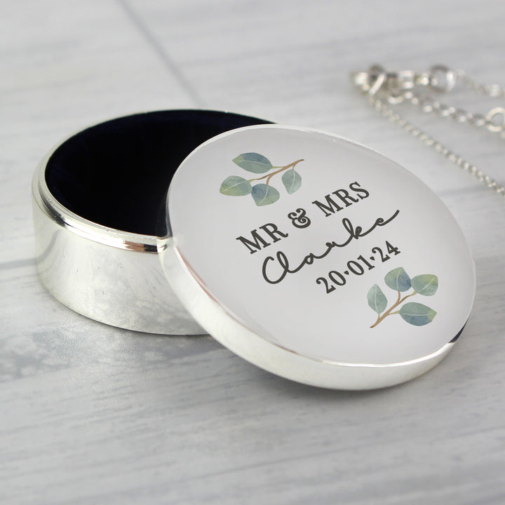 Buy Personalised Botanical Ring Box available now at www.giftsfinder.co.uk