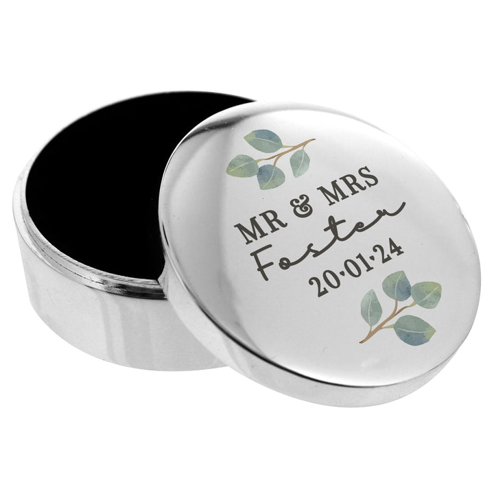 Buy Personalised Botanical Ring Box available now at www.giftsfinder.co.uk