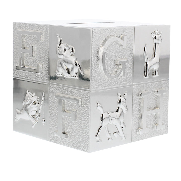 Personalised Woodland Fox ABC Money Box in gift category Personalised Money Boxes