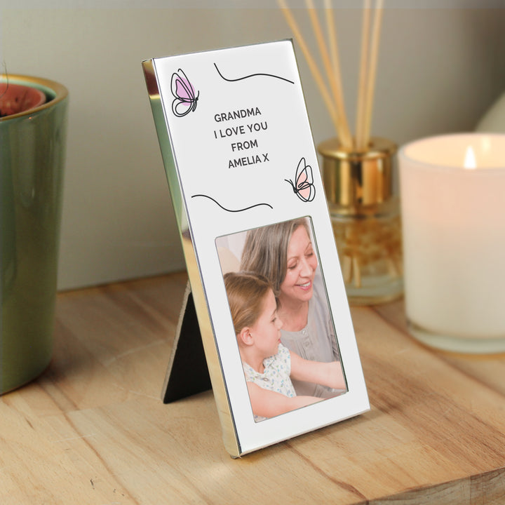 Buy Personalised Butterfly 2x3 Photo Frame available now at www.giftsfinder.co.uk