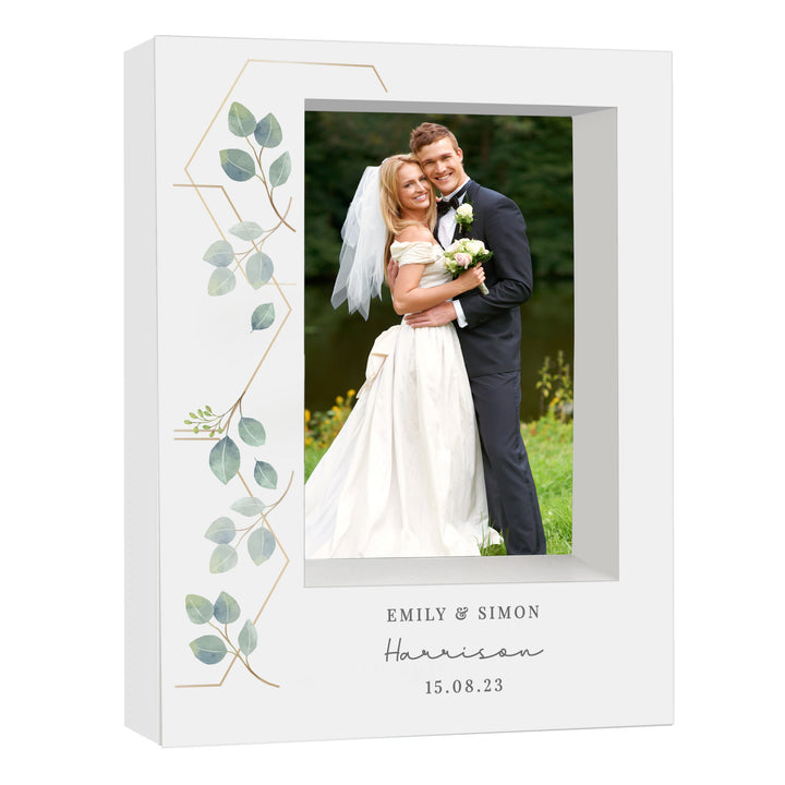 Buy Personalised Botanical 6x4 Box Photo Frame available now at www.giftsfinder.co.uk