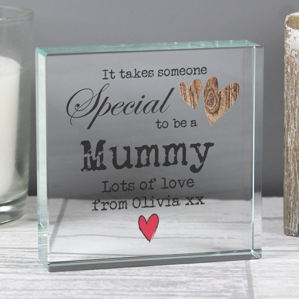 Personalised Someone Special Large Crystal Token in gift category Personalised Ornaments & Keepsakes