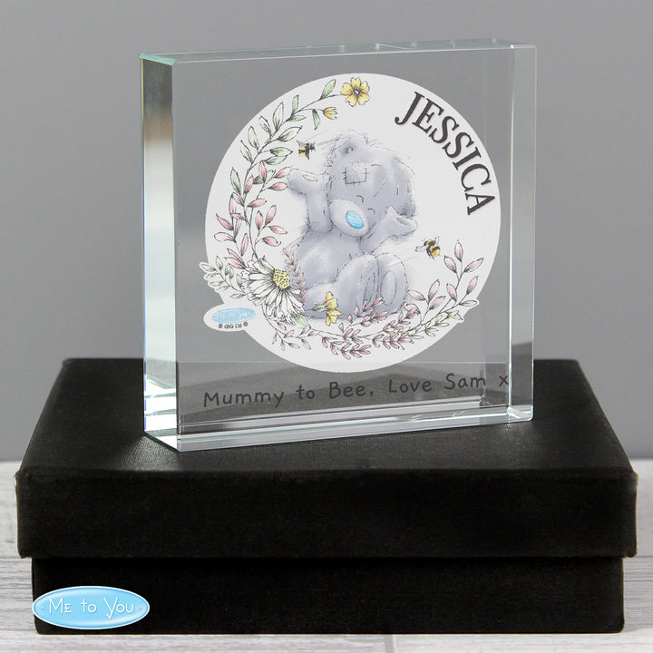 Buy Personalised Me to You Bees Large Crystal Token at www.giftsfinder.co.uk