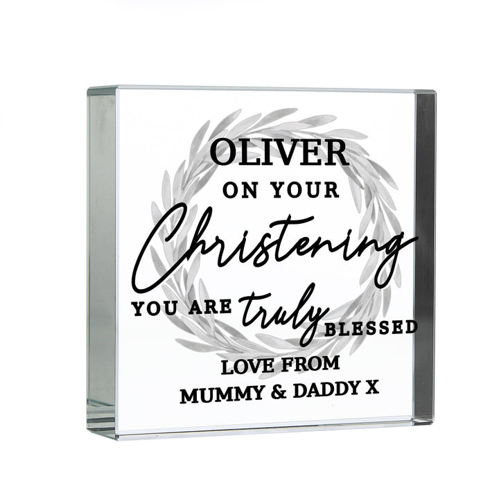 Buy Personalised 'Truly Blessed' Crystal Token available now at www.giftsfinder.co.uk