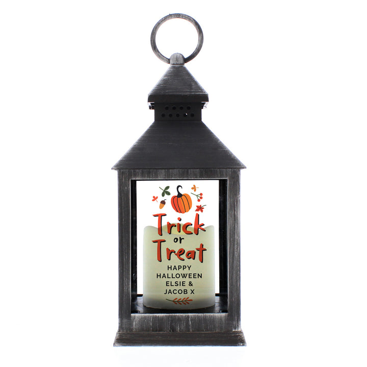 Personalised Trick or Treat Lantern in gift category Personalised Lanterns